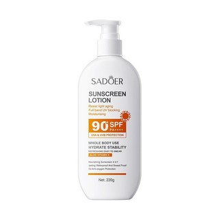 [Siêu Giá Trị 220g] Kem chống nắng body SADOER Ultra SPF90 + Kem chống nắng body Toàn Thân Chống Tia UV Kem chống nắng body Toàn Thân Chống Thấm Nước