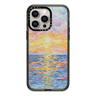 CASENEAL Sóng hoàng hôn Vỏ điện thoại Acrylic chất lượng cao Thích hợp cho iPhone 17ProMax 17pro 17 air 16promax 16 15promax 15 14promax 13 13promax Ốp lưng cứng chống rơi thời trang