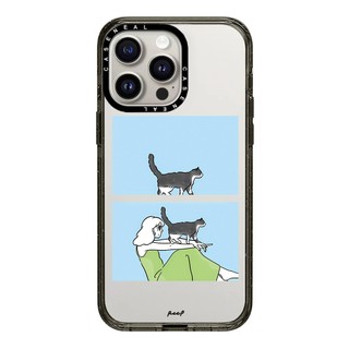 CASENEAL Cat boy girl Vỏ Điện Thoại Acrylic Chất Lượng Cao Thích Hợp Cho iPhone 17ProMax 17pro 17 air 16promax 16 15promax 15 14promax 13 13promax Ốp Lưng Cứng Chống Rơi Thời Trang