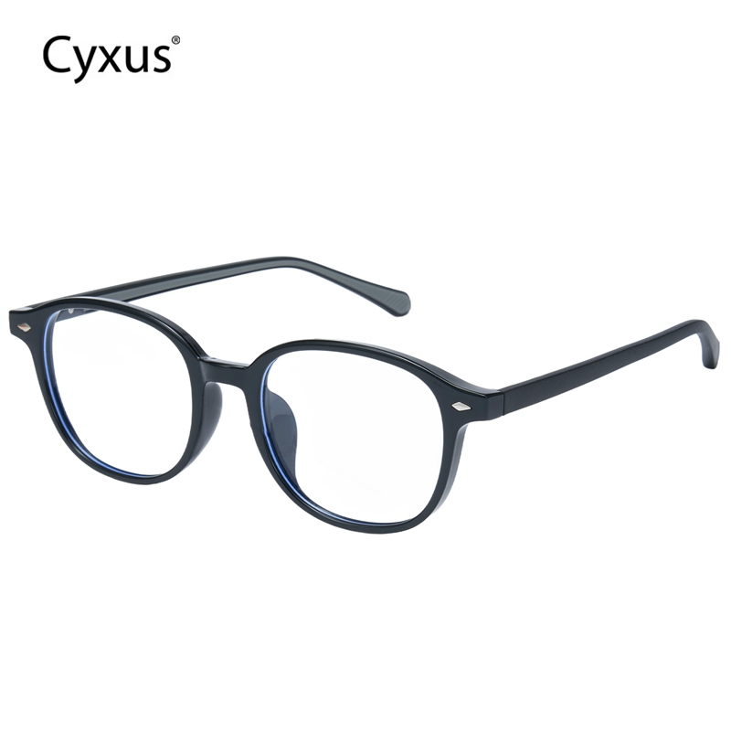 Cyxus Kính Chống Ánh Sáng Xanh Cho Bé 8-16 Tuổi Gọng Vuông TR90 Phong Cách Hàn Nhật Chuyên Máy Tính Học Online Game 6035