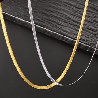 Dây chuyền xương đòn bằng thép không gỉ mạ vàng 18K Không phai màu Không gây dị ứng Unisex Chống thấm nước