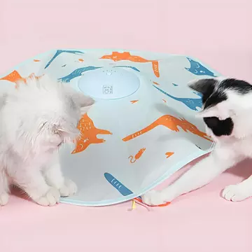 Đồ chơi cho mèo - Đồ chơi cho mèo kích hoạt bằng giọng nói tương tác, Đồ chơi chó mèo điện xoay tự động vui nhộn
