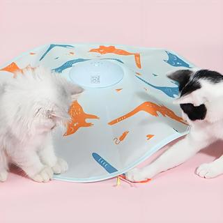 Đồ chơi cho mèo - Đồ chơi cho mèo kích hoạt bằng giọng nói tương tác, Đồ chơi chó mèo điện xoay tự động vui nhộn