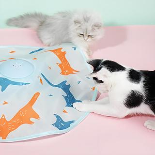 Đồ chơi cho mèo - Đồ chơi cho mèo kích hoạt bằng giọng nói tương tác, Đồ chơi chó mèo điện xoay tự động vui nhộn