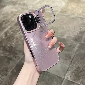 Ốp lưng cứng lấp lánh tương thích với iPhone 11 12 pro max 13 pro max 14 pro max 15 pro max 16 pro max 17 pro max