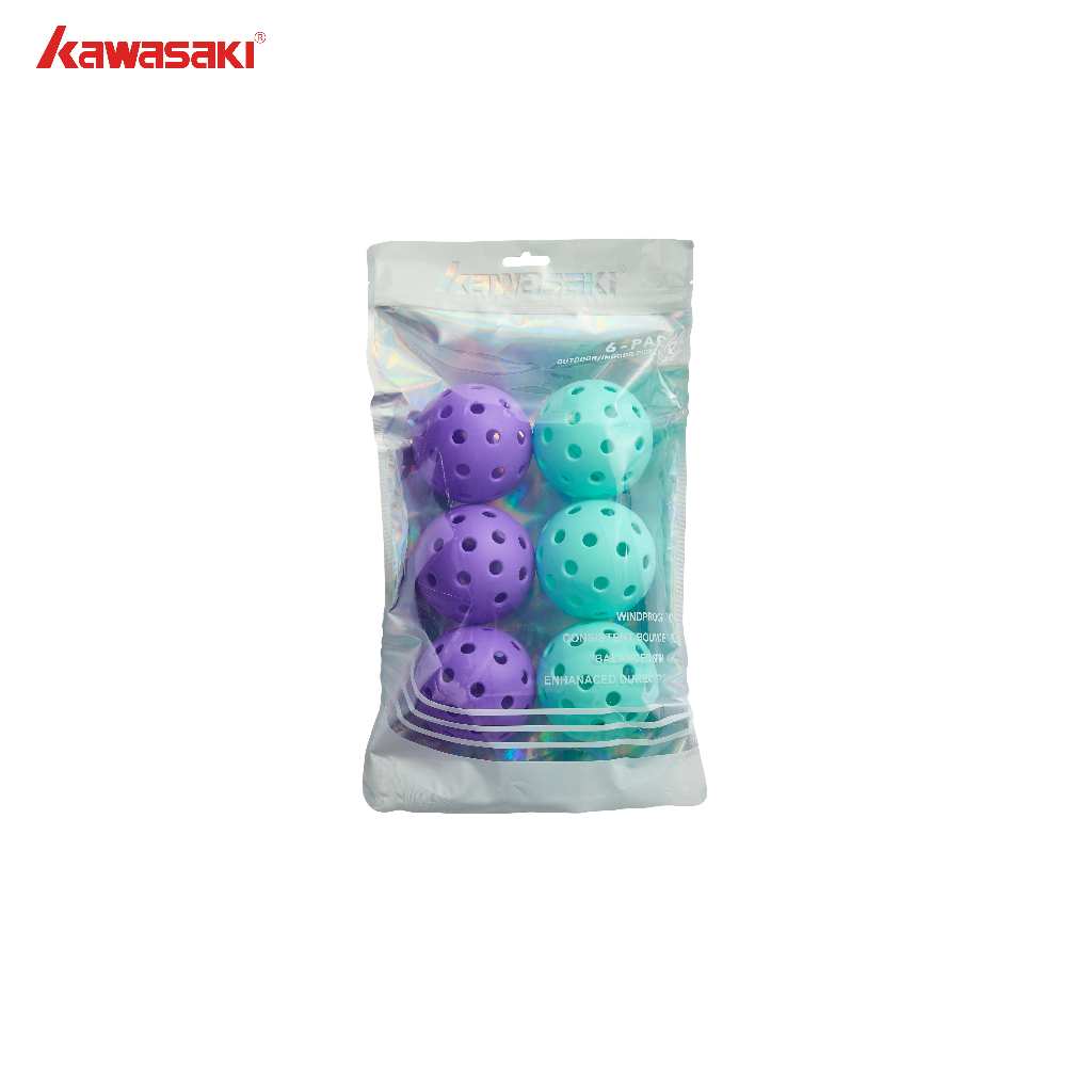 Kawasaki 6 Bóng Ngoài Trời PickBall T-40 Không Rung Ổn Định Bounce Siêu Bền