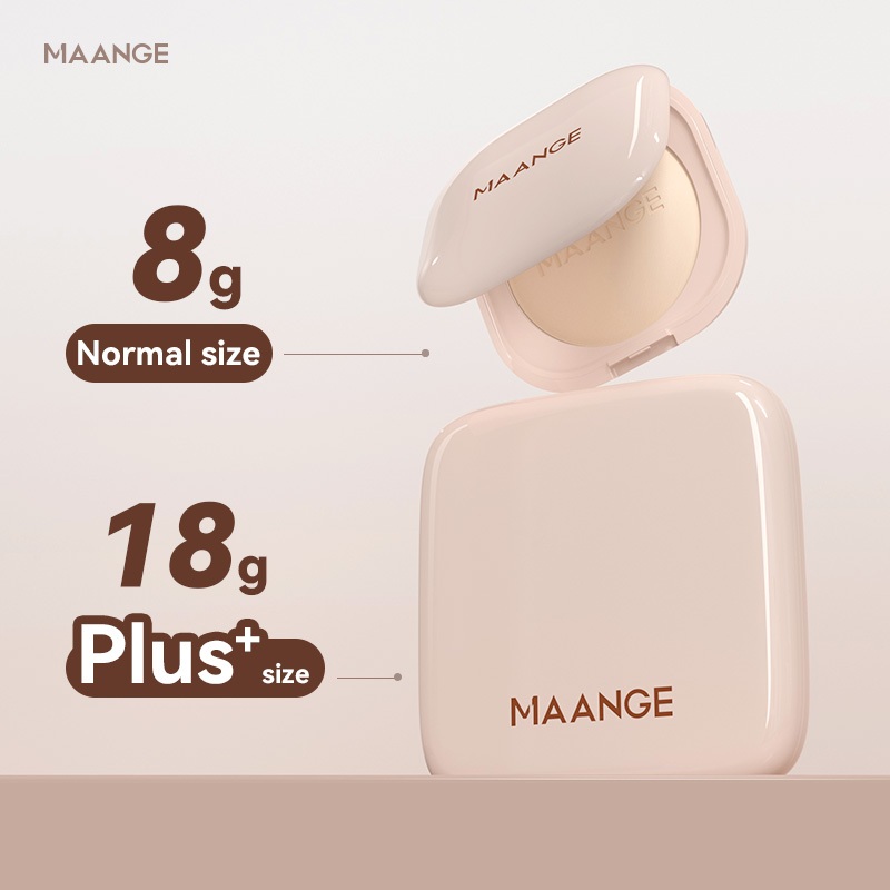 Phấn Phủ Dạng Nén MAANGE Kiềm Dầu Chống Nước Lì Mờ 18g