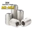 Thép không gỉ 304 M2 M3 M4 M5 M6 M8 M10 M12 Bộ ổ cắm lục giác Vít Grub Vít