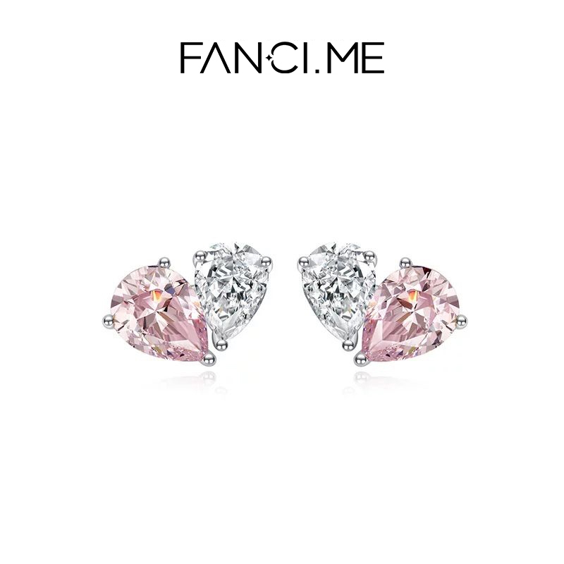 Bông tai hình trái tim bằng bạc FANCIME - Món quà trang sức hoàn hảo tình yêu tinh tế cho sinh nhật / Lễ kỷ niệm / Mùa tốt nghiệp / Quà tặng cho chính mình