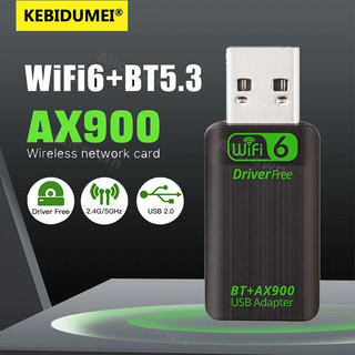 AX900 900Mbps USB WiFi Bluetooth 5.4 Bộ chuyển đổi Bộ thu ngoài không dây Wi-Fi Dongle cho PC Laptop Máy tính để bàn Băng tần kép 2.4 / 5GHz