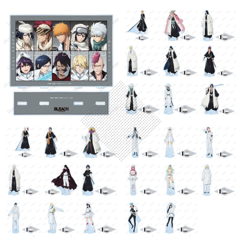Bleach - Ichigo Kurosaki Uryu Ishida Kisuke UraharaAcrylic Standee Bộ sưu tập nhân vật Anime làm bằng quạt