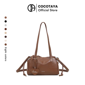 （COCOTAYA）Dannia Bag Túi đeo vai dây rút xếp ly phong cách mới, Túi xách nữ thông thường, Túi đeo nách