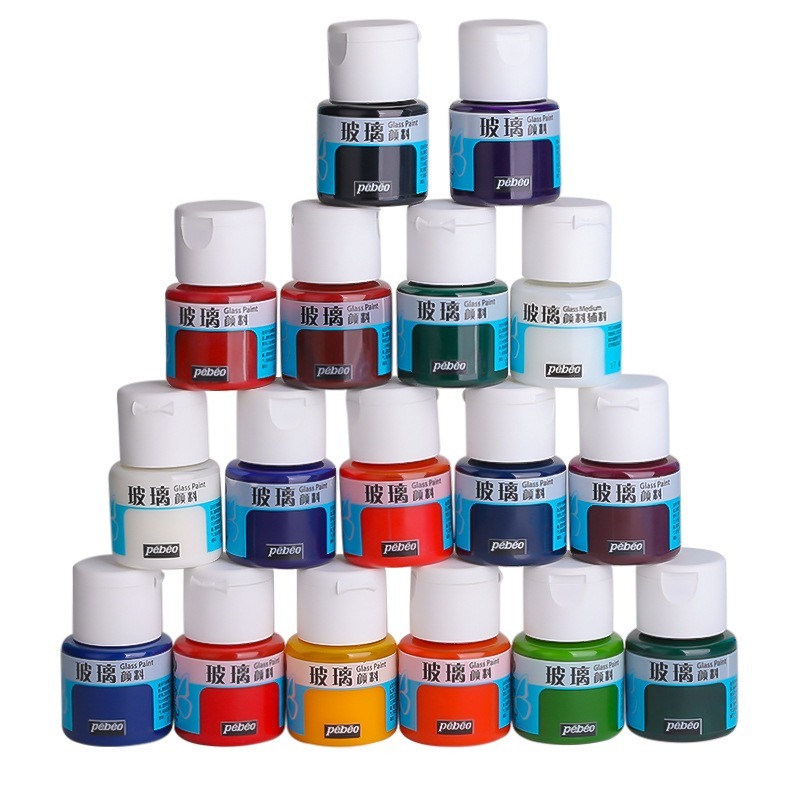 Pebeo Thủy Tinh Sắc Tố Silicon Thủy Tinh Tranh Bán Buôn Tự Làm Chống Thấm Nước Vẽ Tay Không Cần Nướng Màu Cửa Sổ Gốm Sứ Hữu Cơ