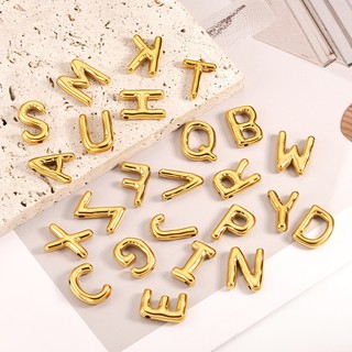 Phụ kiện chữ bong bóng tự làm chống thấm nước và chống mồ hôi, mạ vàng 18K