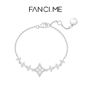 Vòng tay rạng rỡ màu bạc FanciMe Thời trang nữ sang trọng tinh tế Singapore [Dòng rạng rỡ]