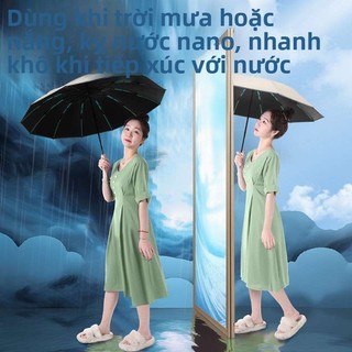 Ô tự động 144 xương Dù Che Mưa Ô Che Nắng Gấp Gọn TỰ ĐỘNG 2 Chiều, Dù Chống Nắng Cầm Tay 3 Lớp Chống Tia UV