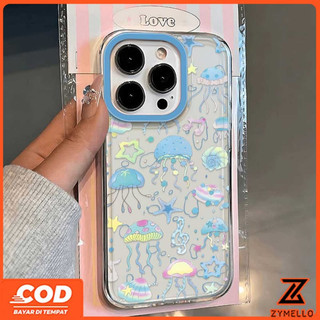 Ốp Lưng Cho OPPO Reno 15F Reno 14F Reno 14 Pro Reno 13F Reno12 F Reno 11F Reno 10 Reno 8Z Reno 7Z Reno 8T Reno5 Reno4 Reno6z Fresh Ocean Jellyfish World Vỏ Điện Thoại TPU Chống Sốc