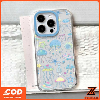 Ốp Lưng Cho OPPO Reno 15F Reno 14F Reno 14 Pro Reno 13F Reno12 F Reno 11F Reno 10 Reno 8Z Reno 7Z Reno 8T Reno5 Reno4 Reno6z Fresh Ocean Jellyfish World Vỏ Điện Thoại TPU Chống Sốc