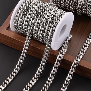 Dây chuyền mài tròn bán thành phẩm bằng thép không gỉ không phai màu DIY chống thấm nước và chống mồ hôi