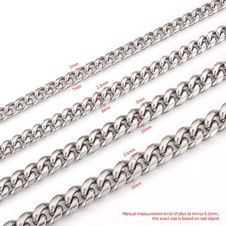 Dây chuyền mài tròn bán thành phẩm bằng thép không gỉ không phai màu DIY chống thấm nước và chống mồ hôi