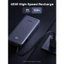 Sạc dự phòng UGREEN 45W, Bộ sạc di động 20.000mAh tích hợp cáp USB C, Pin sạc nhanh Powerbank cho Samsung iPhone 12-17 Pro Max