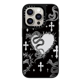 CASENEAL Love Snake Vỏ Điện Thoại Gương Chất Lượng Cao Thích Hợp Cho iPhone 17ProMax 17pro 17 air 16promax 16 15promax 15 14promax 13 13promax Ốp Lưng Cứng Chống Rơi Thời Trang