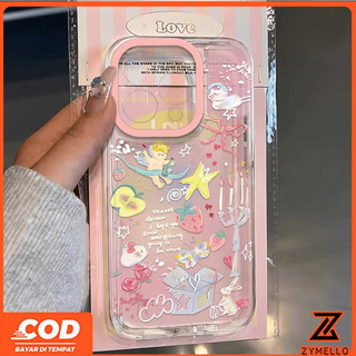 Ốp Lưng Cho OPPO Reno 15F Reno 14F Reno 14 Pro Reno 13F Reno12 F Reno 11F Reno 10 Reno 8Z Reno 7Z Reno 8T Reno5 Reno4 Reno6z Fresh Monet Secret Strawberry Vỏ Điện Thoại TPU Chống Sốc