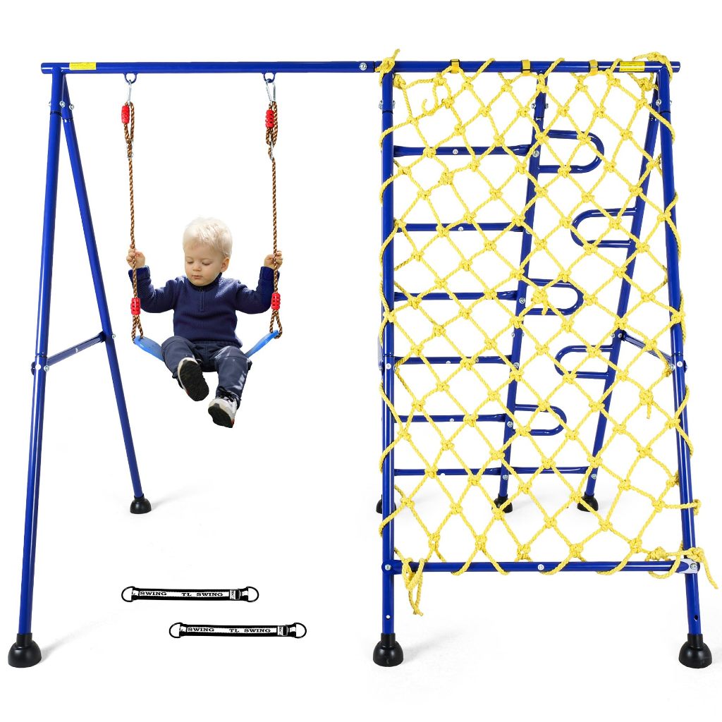 Bộ xích đu ngoài trời cao cấp Leikefitness cho trẻ em - Swing sân chơi bền bỉ và thú vị