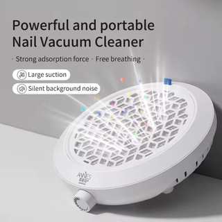 ANNIES 24W Máy hút bụi móng tay Giảm xóc cao Độ ồn thấp Bộ lọc có thể tháo rời Máy hút bụi móng tay