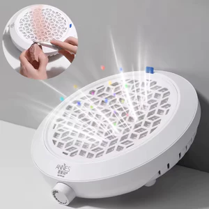 ANNIES 24W Máy hút bụi móng tay Giảm xóc cao Độ ồn thấp Bộ lọc có thể tháo rời Máy hút bụi móng tay