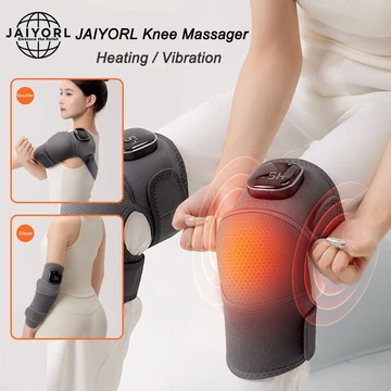 Máy mát xa đầu gối nhiệt JAIYORL với tấm sưởi ấm đầu gối bằng điện sưởi ấm cho đầu gối để giữ ấm, giữ ấm Nẹp đầu gối quấn để giảm đau đầu gối, khuỷu tay và vai