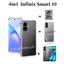 Ốp điện thoại trong suốt mềm chống sốc 4in1 Infinix Smart 10 cho Infinix Smart9 Smart 8 Smart10 Plus Phim kính cường lực Phim phim và ống kính và phim mặt sau