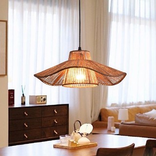 AIMI Đèn Chùm Mây Bohemian Dệt Tay Mặt Dây Chuyền Âm Trần Thích Hợp Cho Nhà Bếp Phòng Ăn Phòng Khách Và Phòng Ngủ