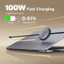 Cáp dữ liệu sạc có thể thu vào UGREEN 100W USB-C sang USB-C Hỗ trợ cáp sạc nhanh Samsung 45W