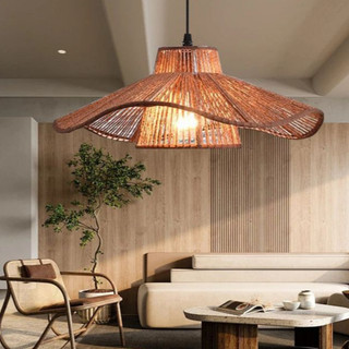 AIMI Đèn Chùm Mây Bohemian Dệt Tay Mặt Dây Chuyền Âm Trần Thích Hợp Cho Nhà Bếp Phòng Ăn Phòng Khách Và Phòng Ngủ