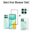 Kính cường lực 3in1 Honor X6C cho X7C X8C X6B X7B X8B: chống nhìn trộm, bảo vệ ống kính camera, dán mặt sau