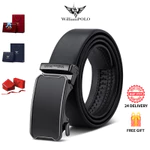 Williampolo Dây Lưng Nam Cao Cấp Da Thật Khóa Tự Động Dễ Phối Đồ - Tặng Kèm Hộp Quà Sang Trọng Miễn Phí Belt for Men | Genuine Leather | Automatic Buckle | Free Premium Gift Box | Luxury & Versatile — ảnh 1