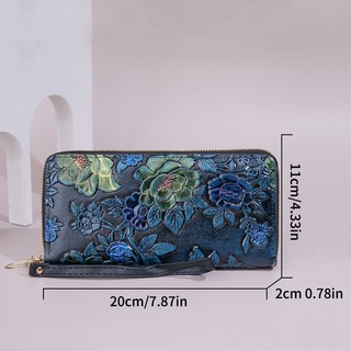 Ví Nữ 2025 Phong Cách Mới In Hình Hoa Bướm Phiên Bản Hàn Quốc Ví Dài Thiết Kế Niche Đơn Giản Dung Tích Lớn Đa Năng Ví Đựng Thẻ