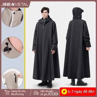 SEAMETAL Dày Người Lớn Xe Máy Áo Mưa Điện Ô Tô Áo Mưa Cho Nam Nữ Bền Chống Thấm Nước Đi Xe Thiết Bị Áo Mưa Đặc Biệt