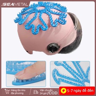 SEAMETAL Miếng Lót Silicon Nội Thất Mũ Bảo Hiểm Xe Máy, Đệm Bảo Vệ Linh Hoạt