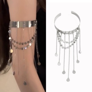 DREJEW Vòng tay mở rỗng phong cách lạnh lùng Châu Âu và Mỹ công nghiệp nặng vòng tay chất lượng cao