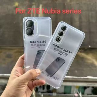 Ốp Điện Thoại Trong Suốt Cho ZTE Nubia Neo 2 3 GT 4G 5G Z2352 Nubia V70 Max V70 Thiết Kế Trong Suốt Chống Trơn Trượt Chống Trầy Xước Vỏ Silicon Mềm Chống Sốc