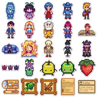 Bộ 50 Cosplay Trò Chơi Stardew Valley Pixel Miếng Dán DIY Sổ Lưu Niệm Hành Lý Laptop Miếng Dán Đồ Chơi Trẻ Em