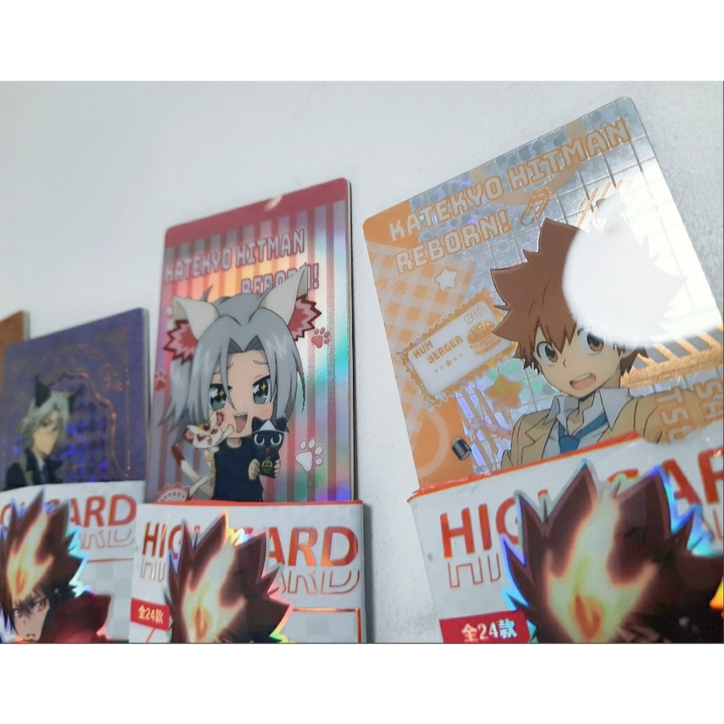 Katekyo Hitman tái sinh! Thẻ Hộp Mù – Thẻ Anime sưu tập hai mặt, 24 gói mỗi hộp (8,5 × 5,4 cm)