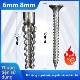 Đinh Mở Rộng Sắt Kim Loại Thay Thế Cho Ống Mở Rộng Nhựa Có Răng Dành Cho Tường Xi Măng YAI9