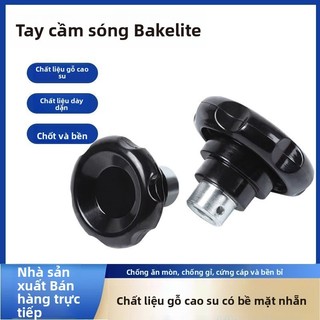 Tay cầm sóng Bakelite Tay cầm sóng điện Bakelite Tay quay nhẹ lỗ sóng Tay cầm sóng có ren lỗ