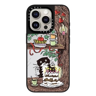 Ốp điện thoại gương chất lượng cao hàng ngày cho mèo đen CASENEAL Thích hợp cho iPhone 17ProMax 17pro 17 air 16promax 16 15promax 15 14promax 13 13promax Ốp lưng cứng chống rơi thời trang