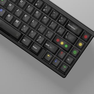 Misty Transparent Keycaps ABS Cherry Profile Keycap Custom Keycaps Tương thích với Cherry Gateron MX Switch