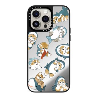 Ốp điện thoại gương chất lượng cao CASENEAL Shark Cat Thích hợp cho iPhone 17ProMax 17pro 17 air 16promax 16 15promax 15 14promax 13 13promax Ốp lưng cứng chống rơi thời trang