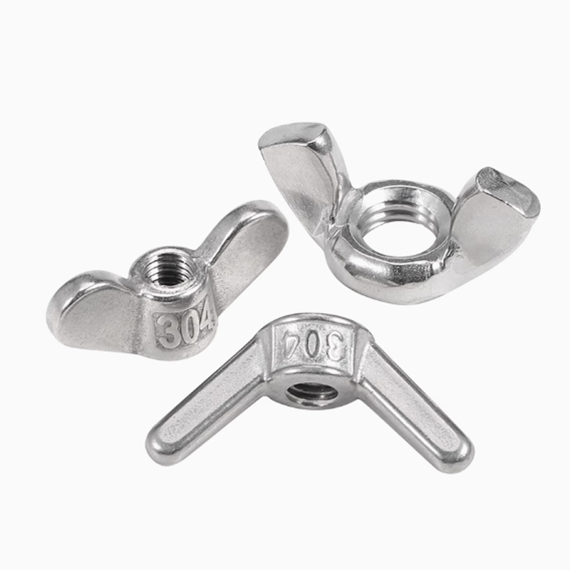 Đai ốc cánh bằng thép không gỉ 304 Thắt chặt tay M3 M4 M5 M6 M8 M10 M12 M14 M16 đến M24 Loại bướm / Loại tai lớn / Loại sừng